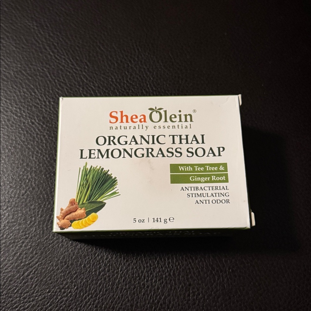 ORGANIC THAI LEMONGRASS SOAP WITH TEA TREE & GINGER ROOT 5 OZ 4/$30
